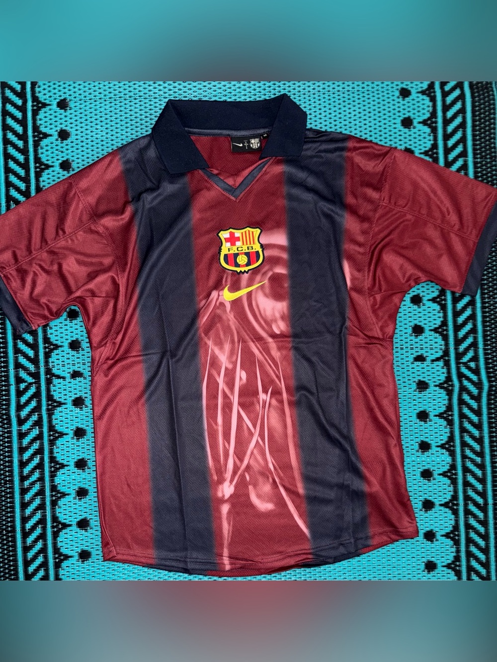 Barcelona x Cactus Jack Jersey/Kit Fan Version (Medium)
